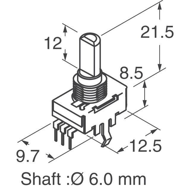 EVU-F3MFL3B53 Panasonic Electronic Components  Drehpotentiometer Rheostate
